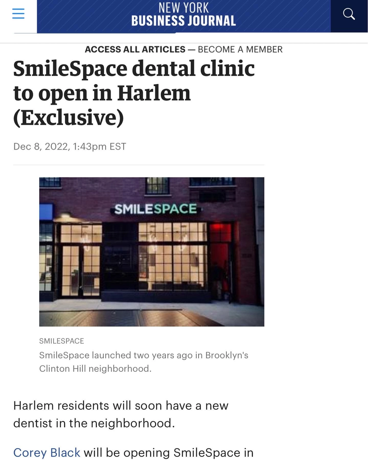 Harlem Location Featured in New York Business Journal — Part 1